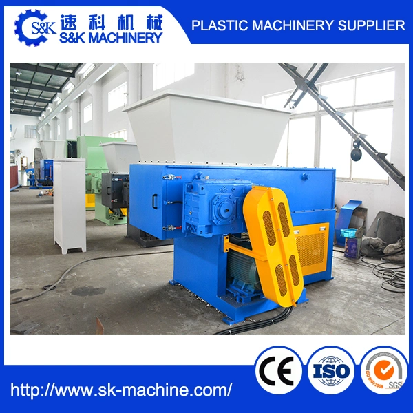 Single Shaft Shredder Recycling Machine for Electric Cable