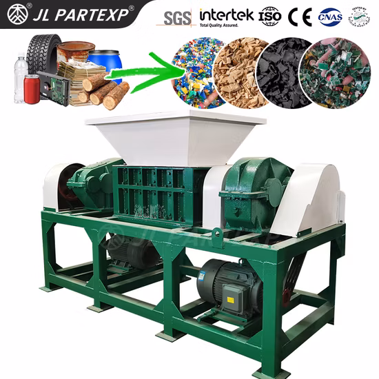 Single Shaft Shredder Recycling Machine for Electric Cable