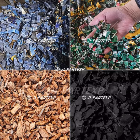 Single Shaft Shredder Recycling Machine for Electric Cable