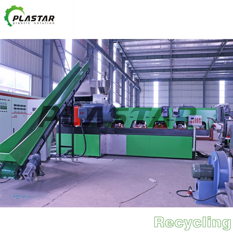 Plastic PE/PP/HDPE/LDPE/LLDPE/BOPP Film/Bag/Woven Bag/Non Woven/Fiber/Granulating Line/Agglomeration Recycling/Compact Pelletizing Machine