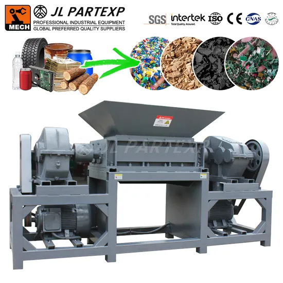 Single Shaft Shredder Recycling Machine for Electric Cable