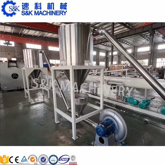 Waste PVC Pipe/PP Bag/Pet Bottle/PE Film Plastic Recycling Machine with Washing and Pelletizer/Extruder/Suqeezer/Granulator for Different Soft or Hard Materials