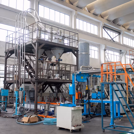 PLA Pbat Starch Biodegradable Plastic Granules Twin Screw Extrusion Machine