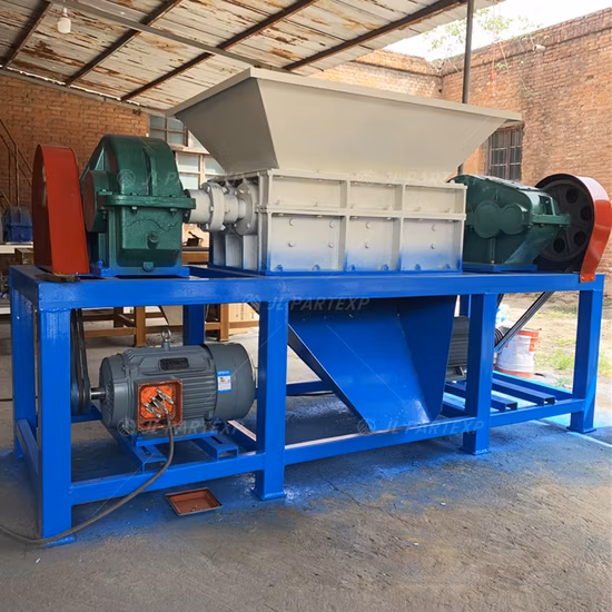Single Shaft Shredder Recycling Machine for Electric Cable