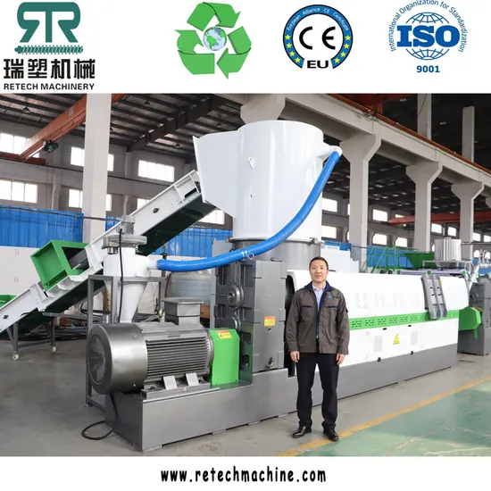 Plastic PE/PP/HDPE/LDPE/LLDPE/BOPP Film/Bag/Woven Bag/Non Woven/Fiber/Granulating Plant/Granulation Line/Agglomeration Recycling/Compact Pelletizing Machine