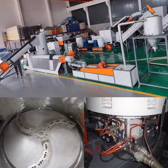 Plastic PP PE Film Squeezing Dryer/Plastic Dewatering Machine/Compactor Pelletizing Recycling Machine